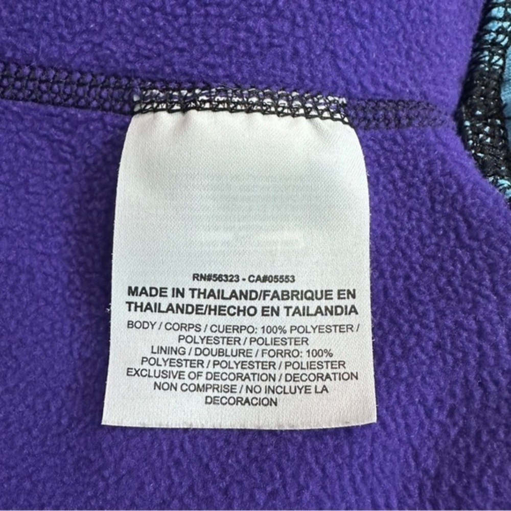 Nike Women's Purple and Teal Logo Therma Fit Lined Hoodie Sz M - Picture 4 of 4